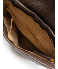 GIANNI CHIARINI VICKY Zaino con taschino interno, in pelle espresso - Borse Donna - 5