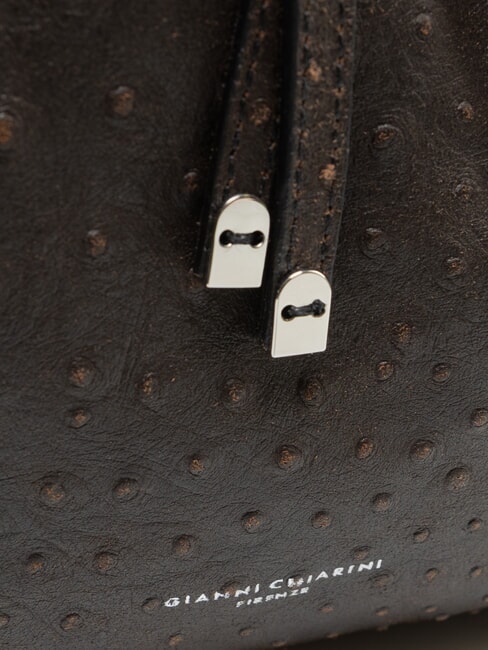 SIENNA Borsa a secchiello in pelle espresso - Borse Donna
