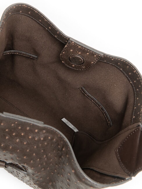SIENNA Borsa a secchiello in pelle espresso - Borse Donna