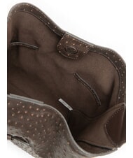 GIANNI CHIARINI SIENNA Borsa a secchiello in pelle espresso - Borse Donna - 4