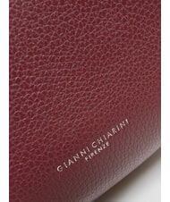 GIANNI CHIARINI HELENA ROUND Borsa a spalla con tracolla, in pelle antique ruby - Borse Donna - 4