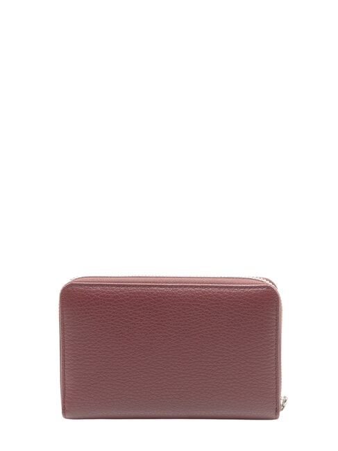 GRAIN Portafoglio medio pelle zip around antique ruby - Portafogli Donna