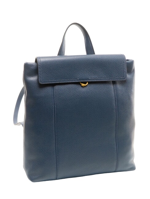 VICKY Zaino con taschino interno, in pelle BLU NAVY - Borse Donna