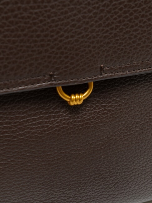 VICKY Mini Bag a tracolla, in pelle espresso - Borse Donna