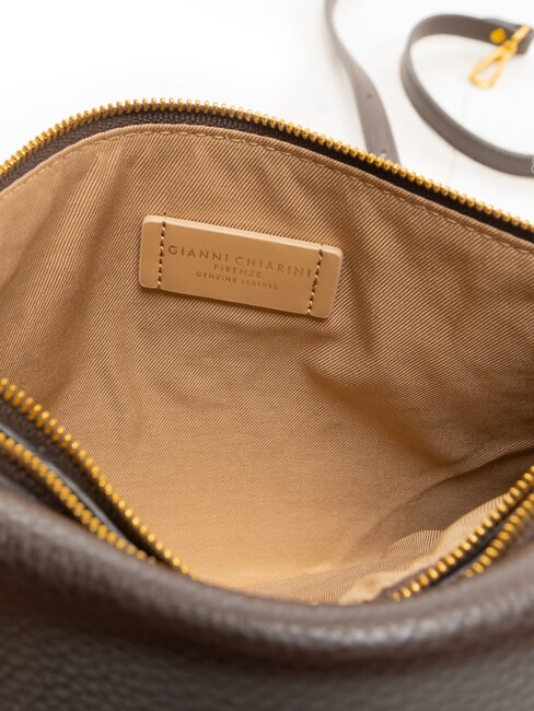 VICKY Mini Bag a tracolla, in pelle espresso - Borse Donna