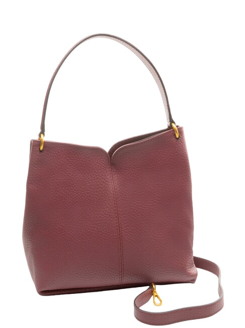 SANDRA Borsa a spalla con tracolla, in pelle antique ruby - Borse Donna