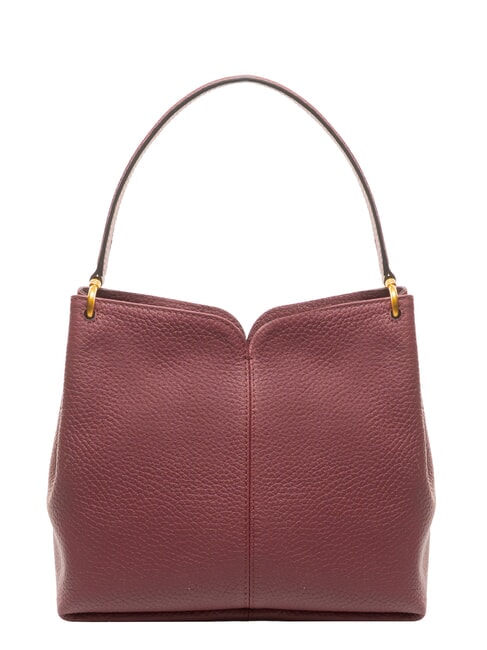 SANDRA Borsa a spalla con tracolla, in pelle antique ruby - Borse Donna