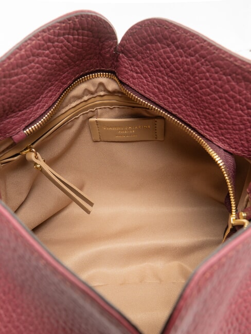 SANDRA Borsa a spalla con tracolla, in pelle antique ruby - Borse Donna