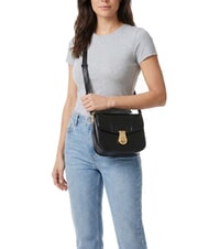THE BRIDGE MIA Mini Bag a tracolla Nero Oro - Borse Donna - 2