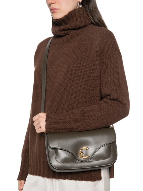 C-ME CALF Borsetta a tracolla fango - Borse Donna