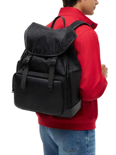 TH NYLON Zaino black - Zaini Scuola & Tempo Libero