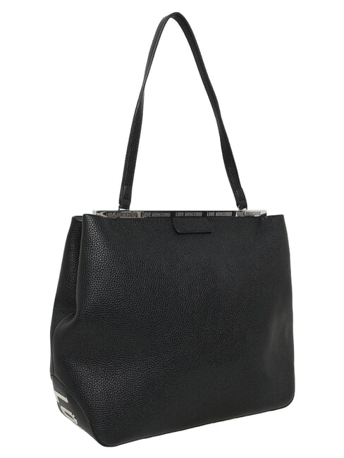 JEWEL CROCO Borsa shopping, a spalla Nero - Borse Donna
