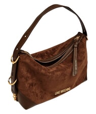 LOVE MOSCHINO SIGNATURE ZIP Borsa a spalla, regolabile marrone/marrone - Borse Donna - 5
