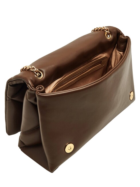 EMBOSSED QUILTED Borsa a spalla, trapuntata marrone - Borse Donna