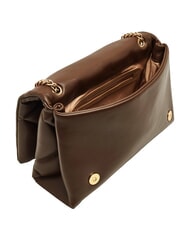 LOVE MOSCHINO EMBOSSED QUILTED Borsa a spalla, trapuntata marrone - Borse Donna - 5
