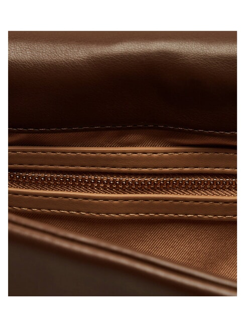 EMBOSSED QUILTED Borsa a spalla, trapuntata marrone - Borse Donna