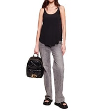 LOVE MOSCHINO EMBOSSED QUILTED Zaino trapuntato Nero - Borse Donna - 8