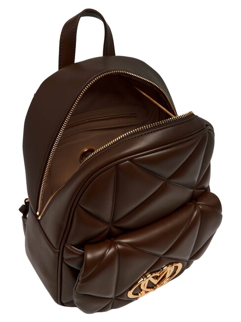EMBOSSED QUILTED Zaino trapuntato marrone - Borse Donna