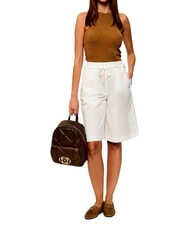 LOVE MOSCHINO EMBOSSED QUILTED Zaino trapuntato marrone - Borse Donna - 9