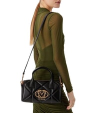 LOVE MOSCHINO EMBOSSED QUILTED Borsa a mano, con tracolla Nero - Borse Donna - 2