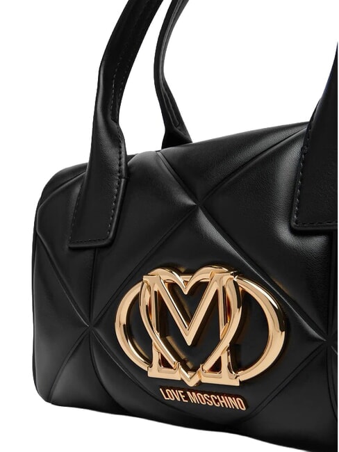 EMBOSSED QUILTED Borsa a mano, con tracolla Nero - Borse Donna