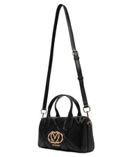 LOVE MOSCHINO EMBOSSED QUILTED Borsa a mano, con tracolla Nero - Borse Donna - 4