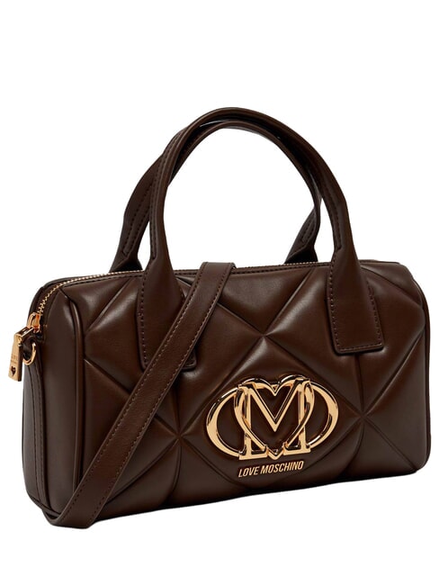 EMBOSSED QUILTED Borsa a mano, con tracolla marrone - Borse Donna