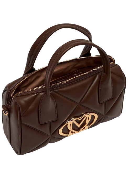 EMBOSSED QUILTED Borsa a mano, con tracolla marrone - Borse Donna