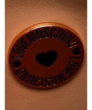 LOVE MOSCHINO EMBOSSED QUILTED Borsa a mano, con tracolla marrone - Borse Donna - 6