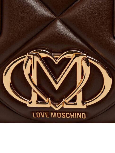 EMBOSSED QUILTED Borsa a mano, con tracolla marrone - Borse Donna