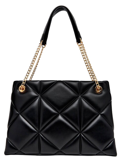 EMBOSSED QUILTED Borsa a spalla, doppio manico Nero - Borse Donna