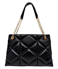 LOVE MOSCHINO EMBOSSED QUILTED Borsa a spalla, doppio manico Nero - Borse Donna - 4
