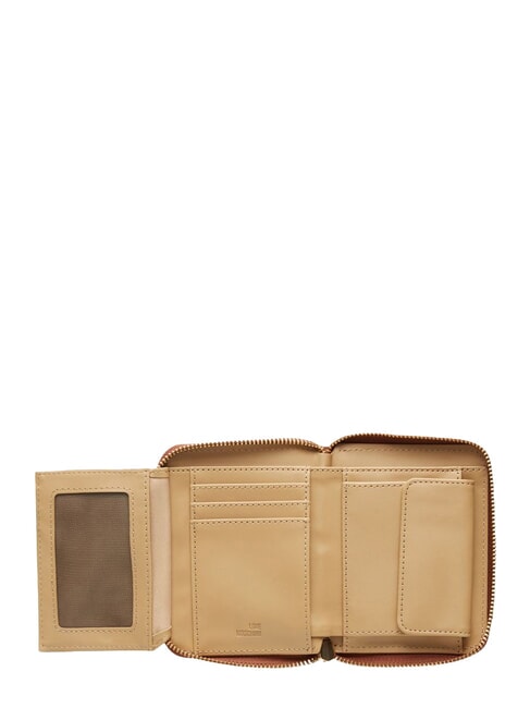 EMBOSSED QUILTED Portafoglio medio, ziparound marrone - Portafogli Donna