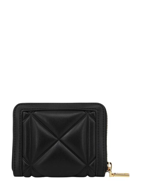 EMBOSSED QUILTED Portafoglio medio, ziparound Nero - Portafogli Donna