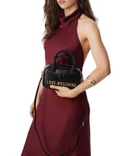 LOVE MOSCHINO TWIRL Borsa mini a mano, con tracolla Nero - Borse Donna - 2