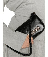 LOVE MOSCHINO TWIRL Borsa a spalla Nero - Borse Donna - 2