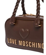 LOVE MOSCHINO TWIRL Borsa mini a mano, con tracolla marrone/marrone - Borse Donna - 5
