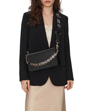 LOVE MOSCHINO CITY CORE Borsa a spalla, doppia portabilit&agrave; Nero - Borse Donna - 9