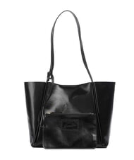 THE BRIDGE MAGDA Borsa a spalla, in pelle Nero Oro - Borse Donna - 4