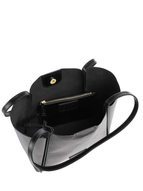 MAGDA Borsa a spalla, in pelle Nero Oro - Borse Donna