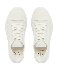 ARMANI EXCHANGE JANE Sneakers off white+off white - Scarpe Donna - 4