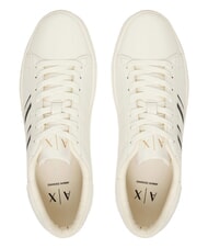 ARMANI EXCHANGE LONDON Sneakers off white+black - Scarpe Donna - 4