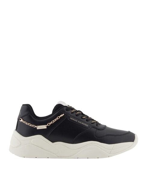 A|X Chain  Sneakers in pelle black+black - Scarpe Donna