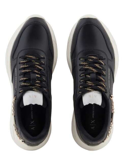 A|X Chain  Sneakers in pelle black+black - Scarpe Donna