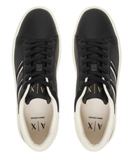 ARMANI EXCHANGE LONDON Sneakers black + off white - Scarpe Donna - 4