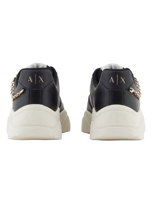 A|X Chain  Sneakers in pelle black+black - Scarpe Donna