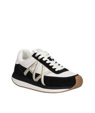 ARMANI EXCHANGE ROYALE SUEDE AIR MESH Sneakers  black/pale gold - Scarpe Donna - 2