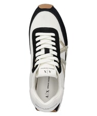 ARMANI EXCHANGE ROYALE SUEDE AIR MESH Sneakers  black/pale gold - Scarpe Donna - 4