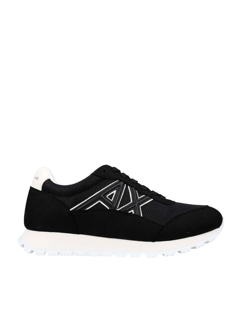 DROP MICROSUEDE Sneakers con logo laterale black + off white - Scarpe Donna