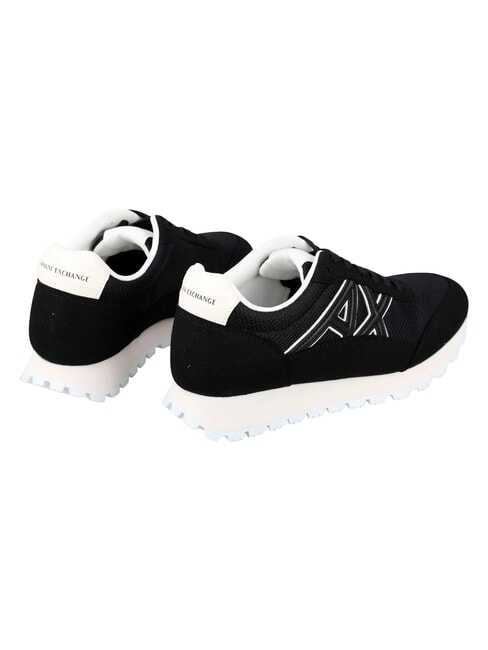 DROP MICROSUEDE Sneakers con logo laterale black + off white - Scarpe Donna
